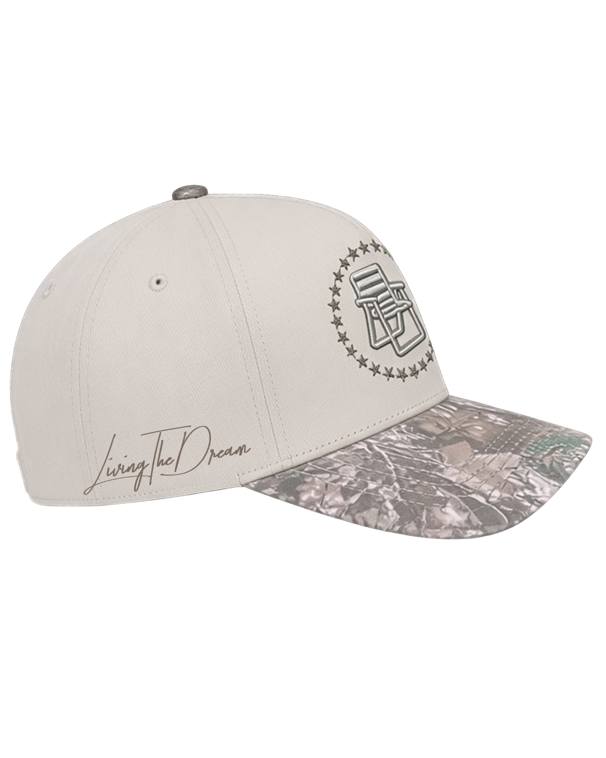CAMO LAWN CHAIR HAT