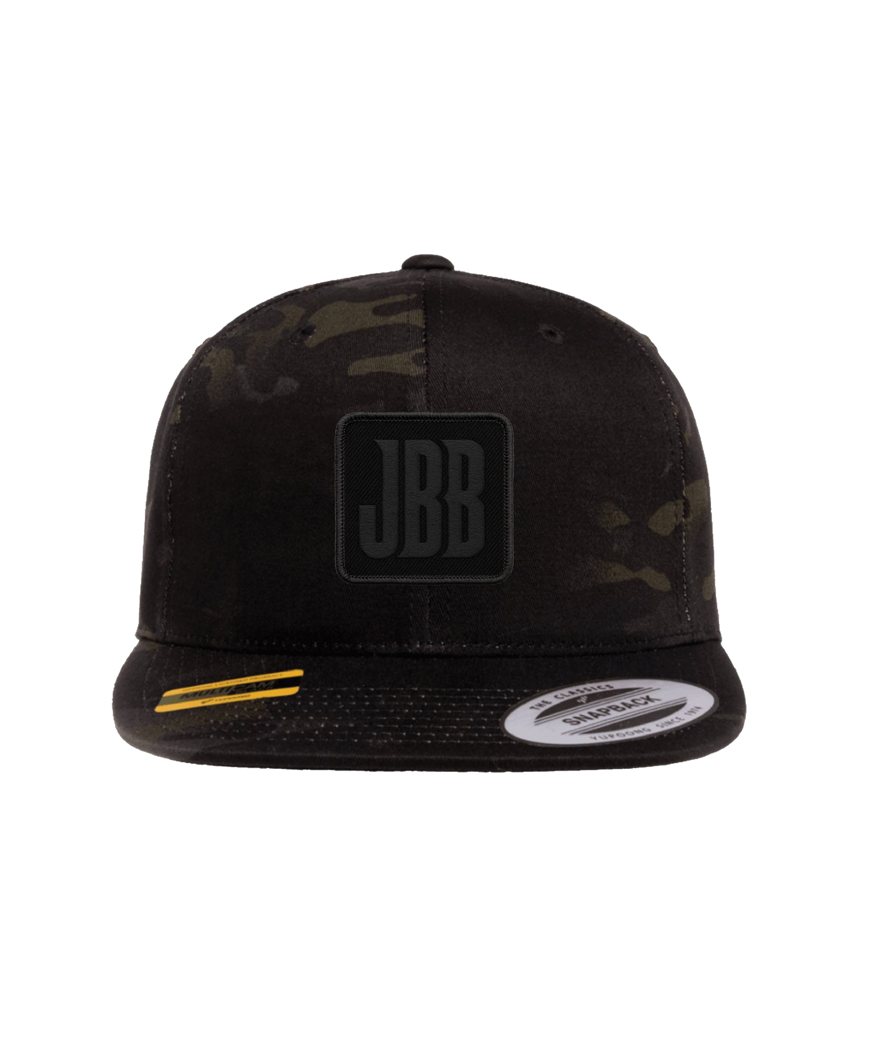 JBB CAMO FLAT BRIM HAT
