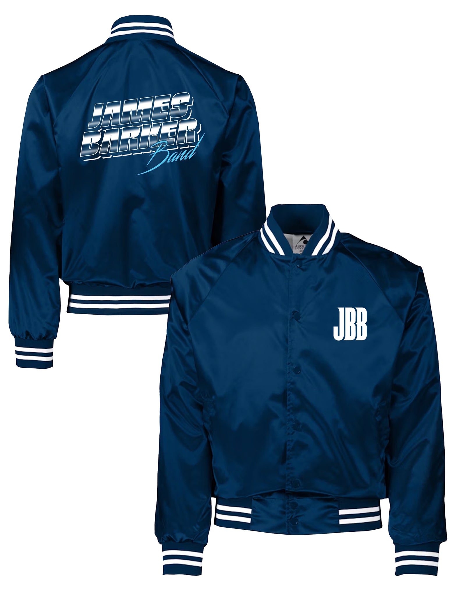 SATIN VARSITY JACKET