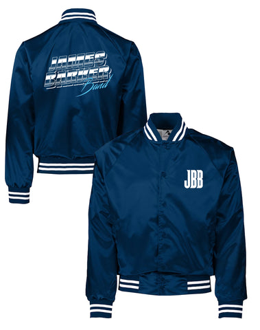SATIN VARSITY JACKET