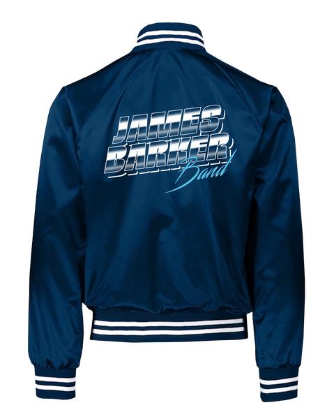 SATIN VARSITY JACKET