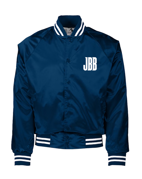 SATIN VARSITY JACKET